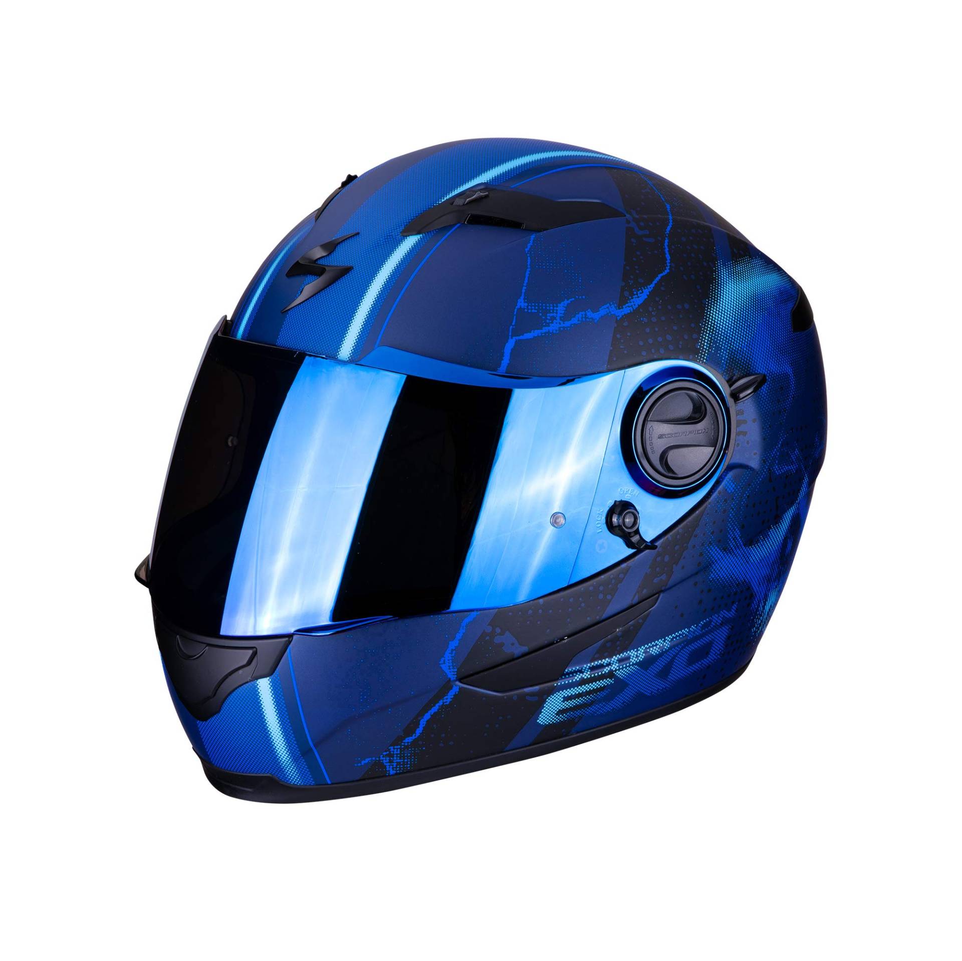 Scorpion Unisex – Erwachsene NC Motorrad Helm, Blau, XS von Scorpion