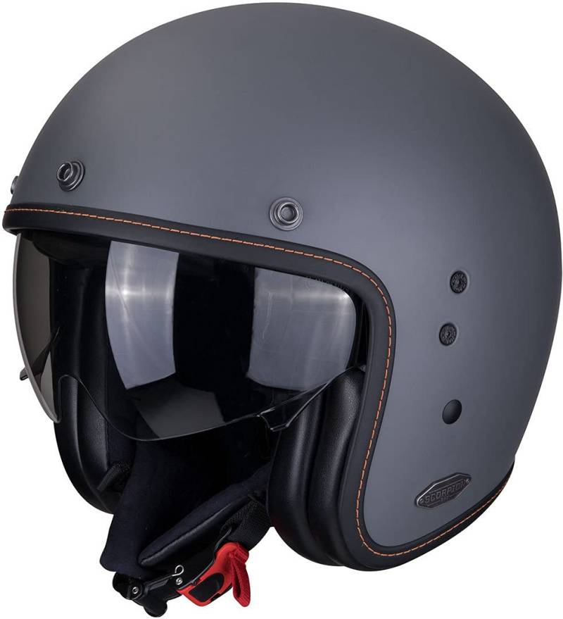 Scorpion Unisex – Erwachsene NC Motorrad Helm, Grau, L von Scorpion