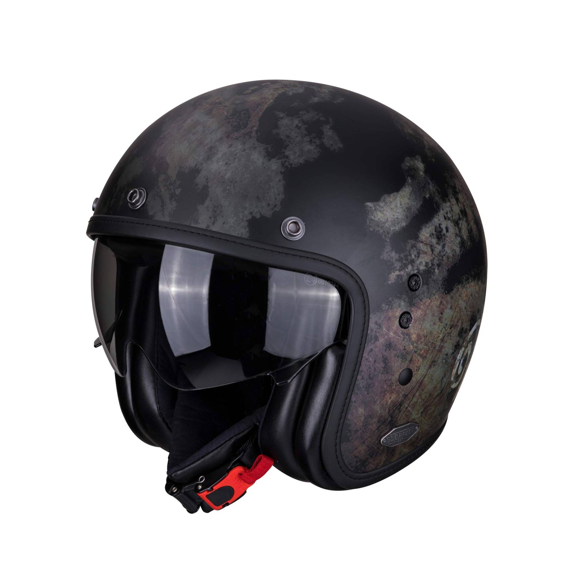 Scorpion Unisex – Erwachsene NC Motorrad Helm, Schwarz, L von Scorpion