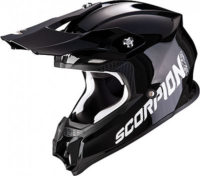 Scorpion VX-16 Evo Air Solid, Motocrosshelm - Schwarz - L von Scorpion