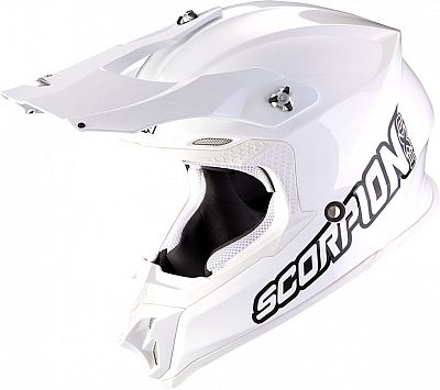 Scorpion VX-16 Evo Air Solid, Motocrosshelm - Weiß - XXL von Scorpion