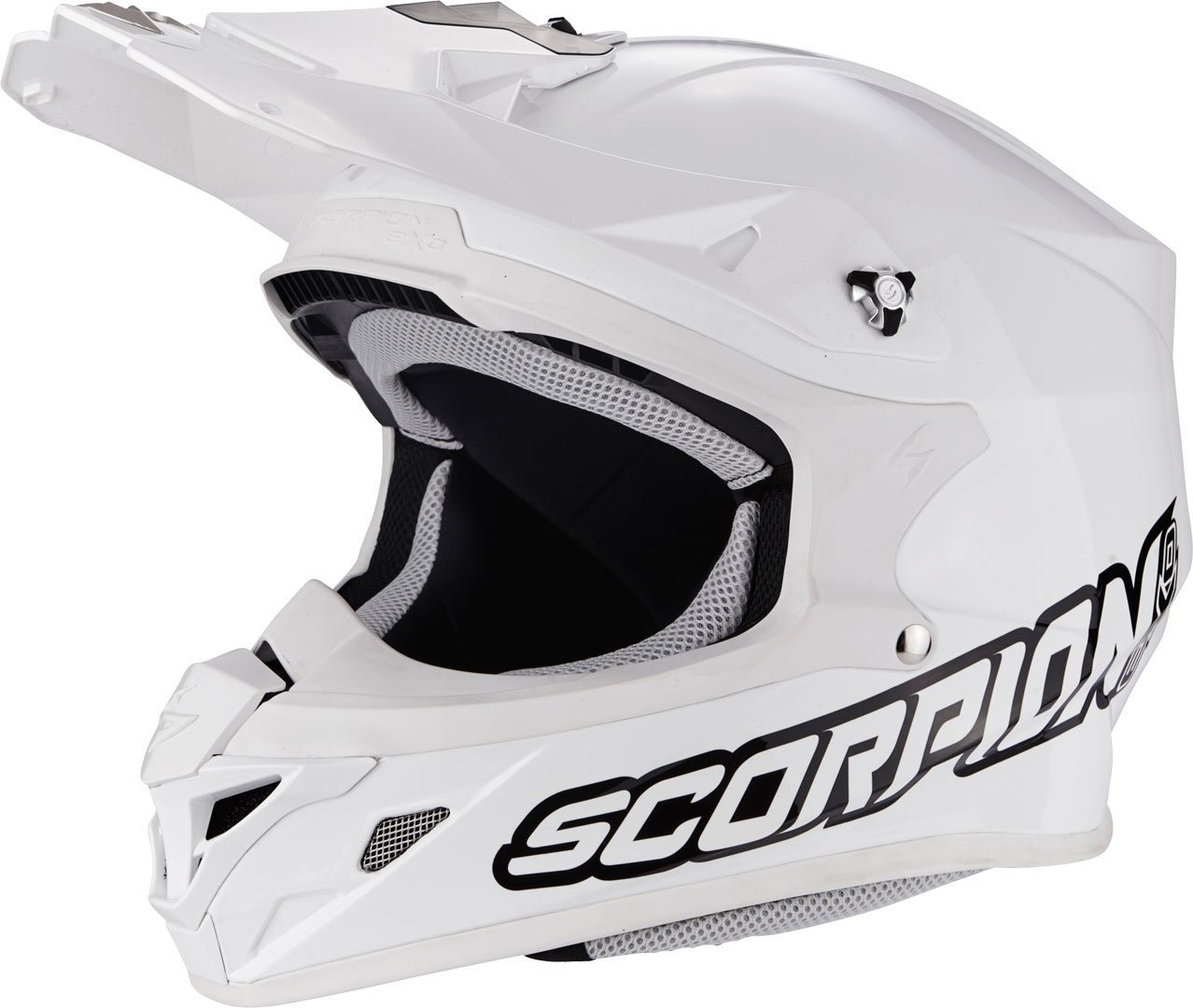 Scorpion VX-21 Air Erwachsener Motorradhelm, Weiß, Größe X-Klein von Scorpion