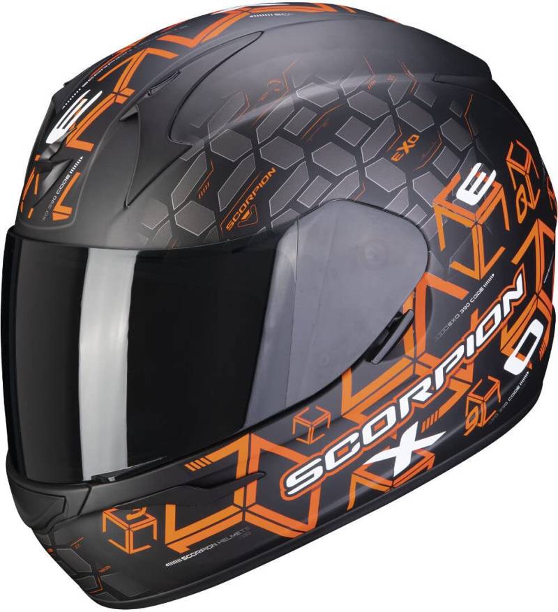 EXO-390 Cube Matt Black-Orange L von ScorpionEXO