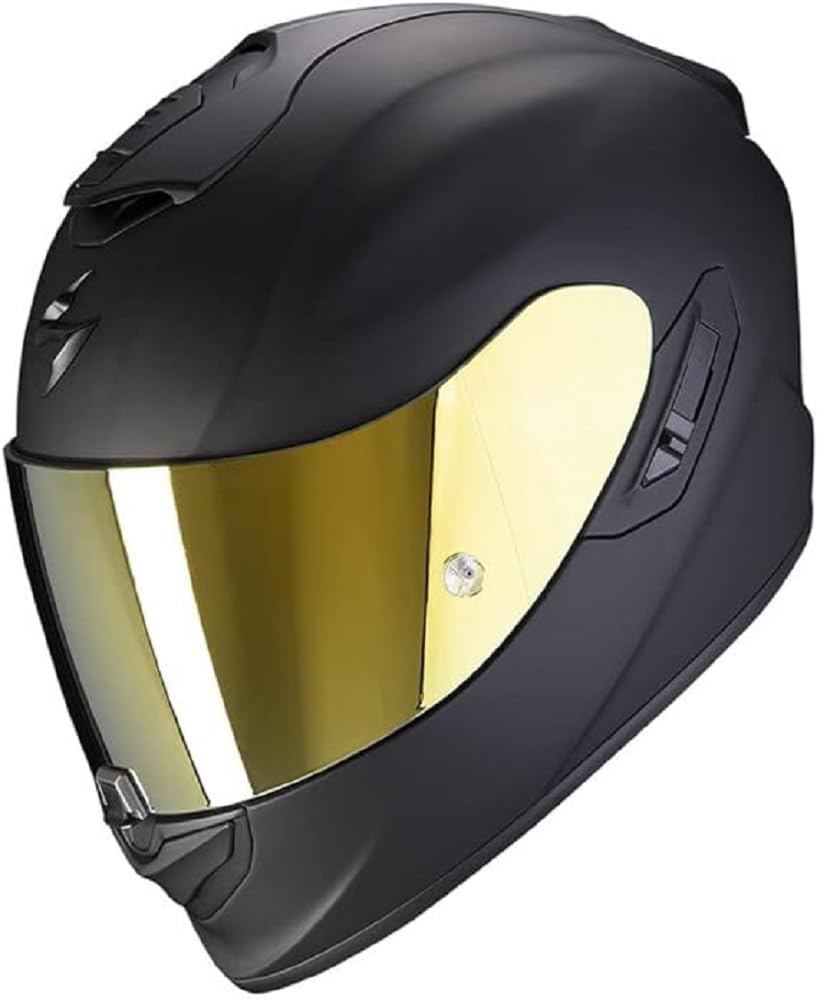 Scorpion, Exo-1400 Evo Air, Vollständige Motorradhelme, Mattschwarz, L, Unisex-Adult von ScorpionEXO