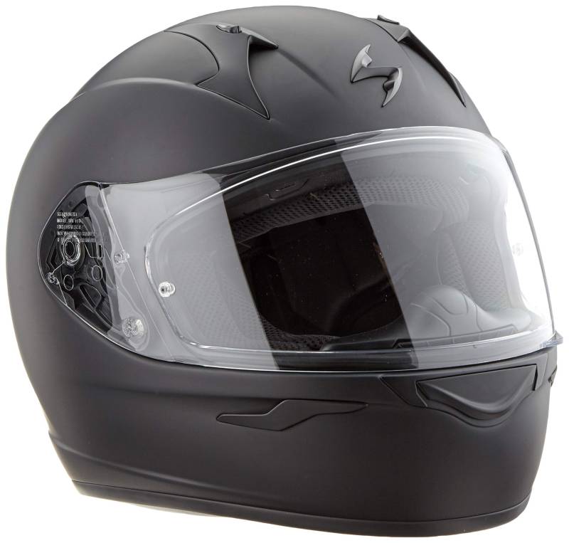 Scorpion 2505_25993 Motorradhelm - Exo 390 Matt, schwarz, Größe S von ScorpionEXO