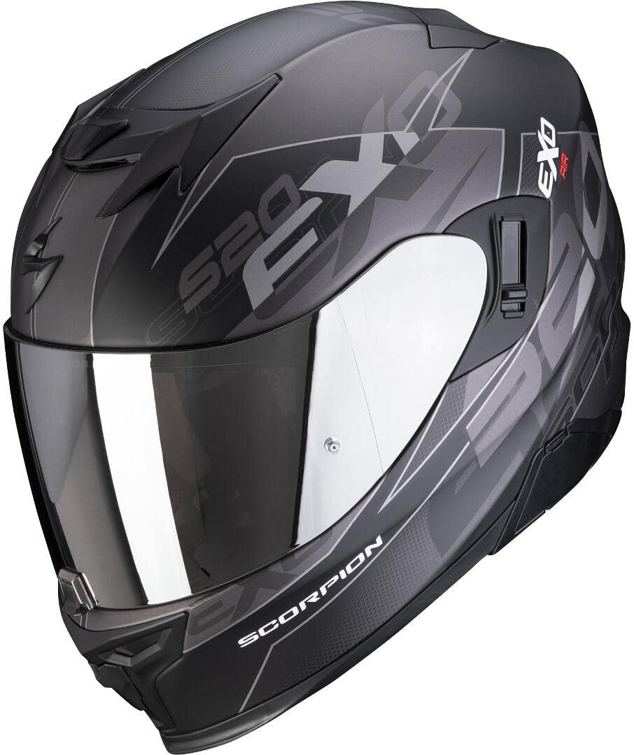 Scorpion Damen Exo-520 Air Cover Helm, Matt Schwarz Silber, L EU von ScorpionEXO