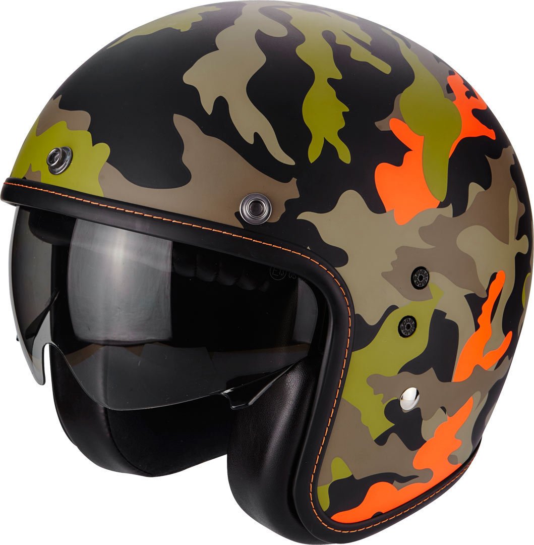 Scorpion Helm Motorrad Belfast Mission, matt black/orange, XXL von ScorpionEXO