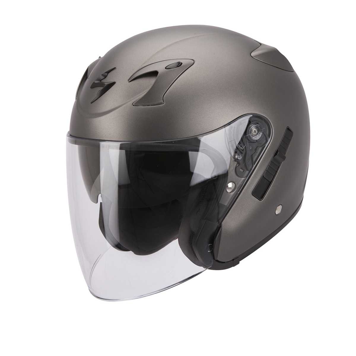 Scorpion Herren 22-100-67-03 Motorradhelm-Exo 220, Anthrazit, S von ScorpionEXO