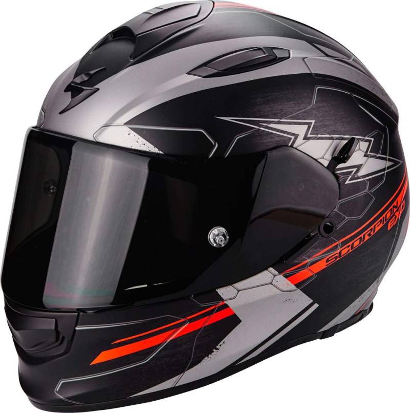 Scorpion Herren 51-214-177-04 Motorradhelm-Exo 510 Air Cross, Noir/Rouge, M von ScorpionEXO