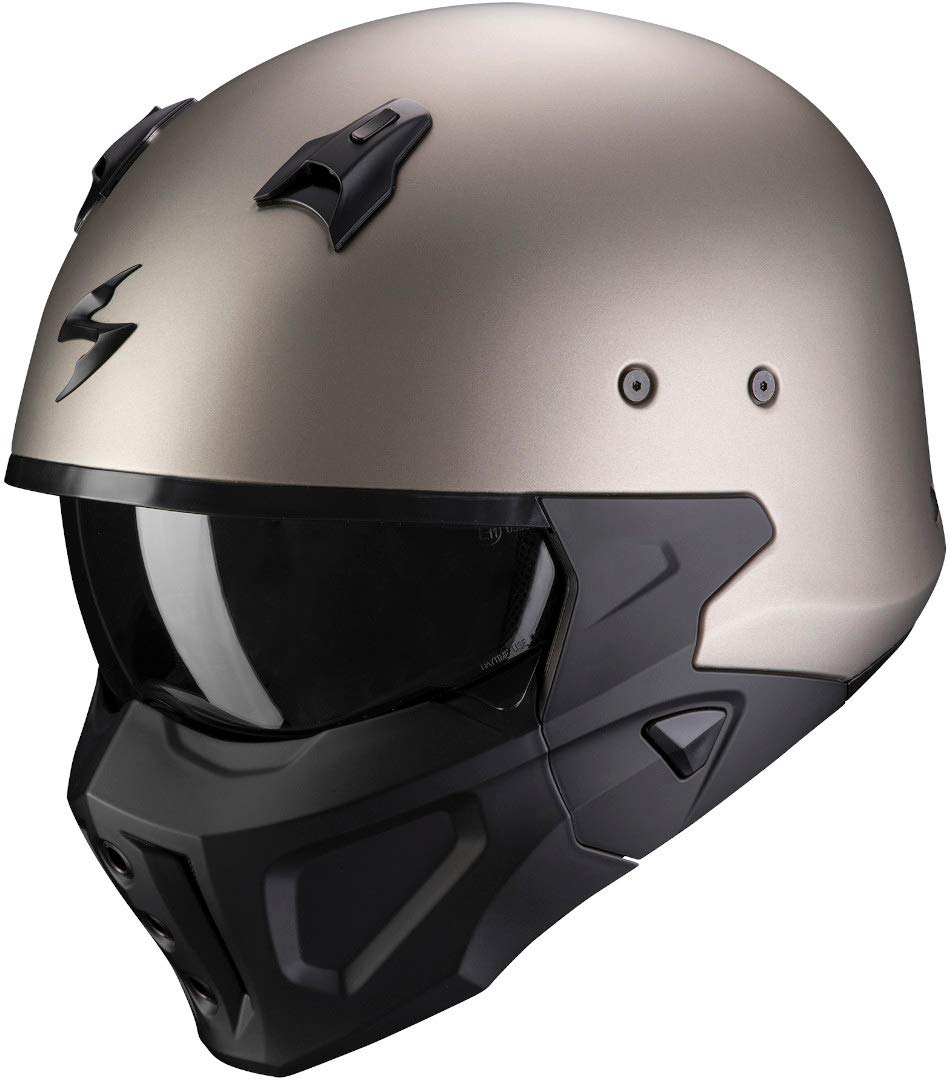 Scorpion Herren NC Motorrad Helm, Titanium, S von ScorpionEXO