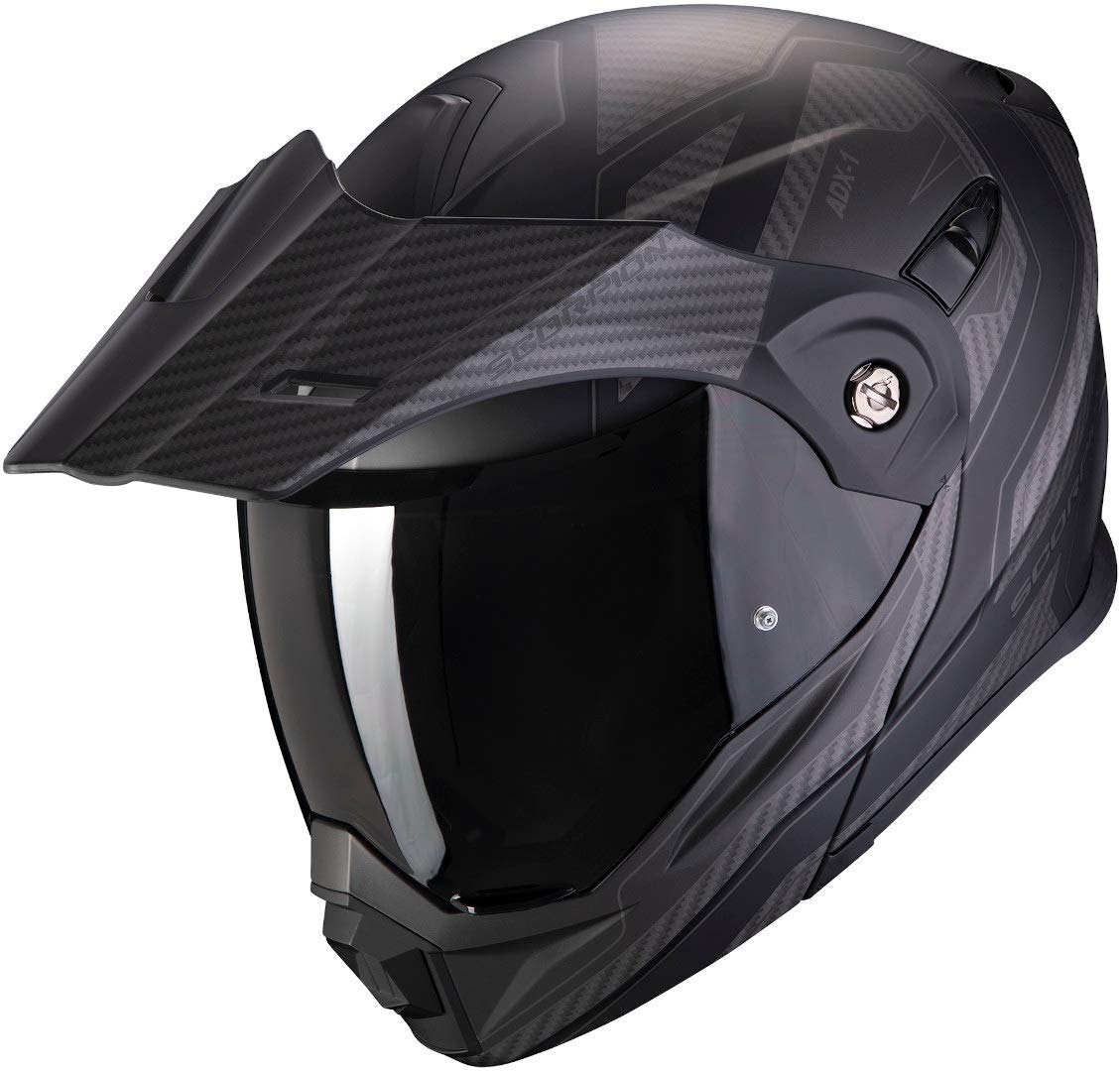 Scorpion Motorradhelm ADX-1 TUCSON Matt Black-Carbon Black, Schwarz, L von ScorpionEXO