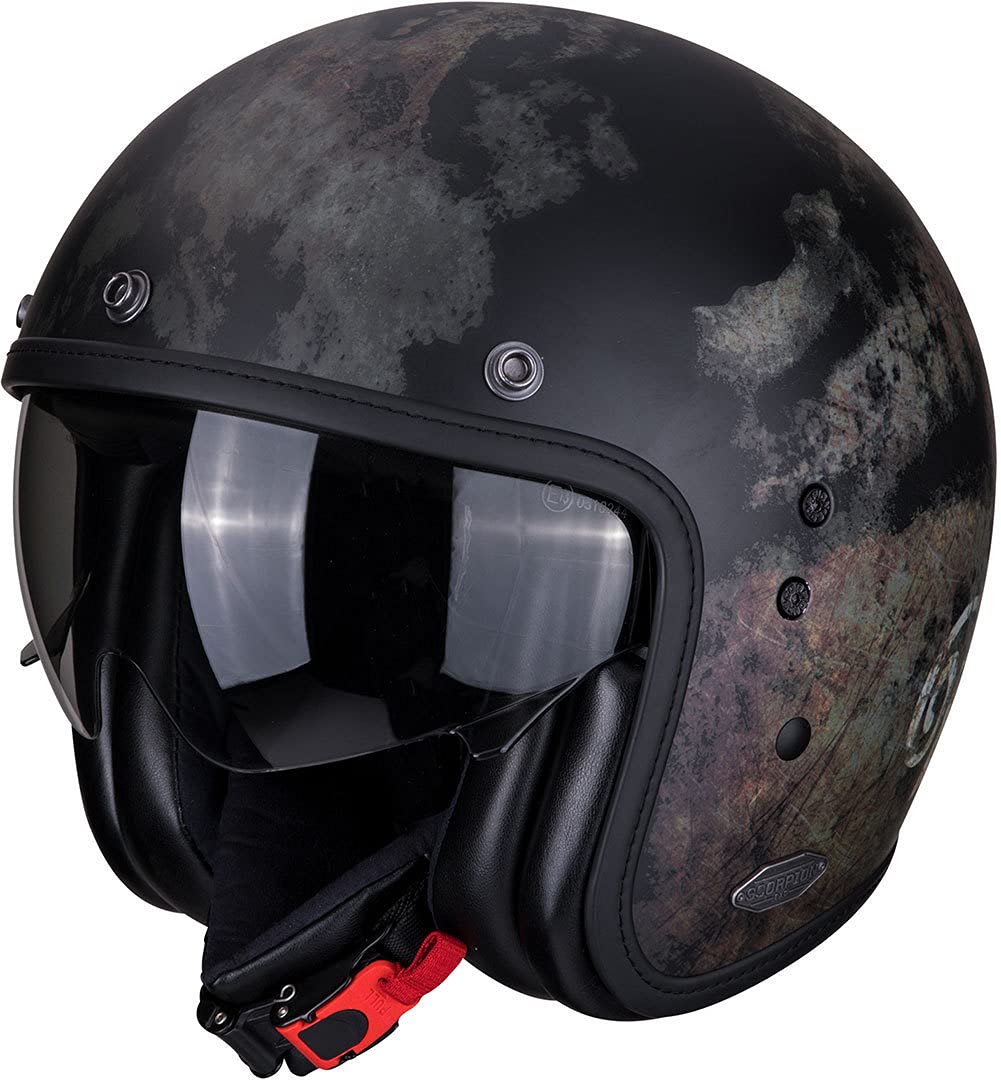 Scorpion Motorradhelm BELFAST Tempus black, Schwarz, S von ScorpionEXO