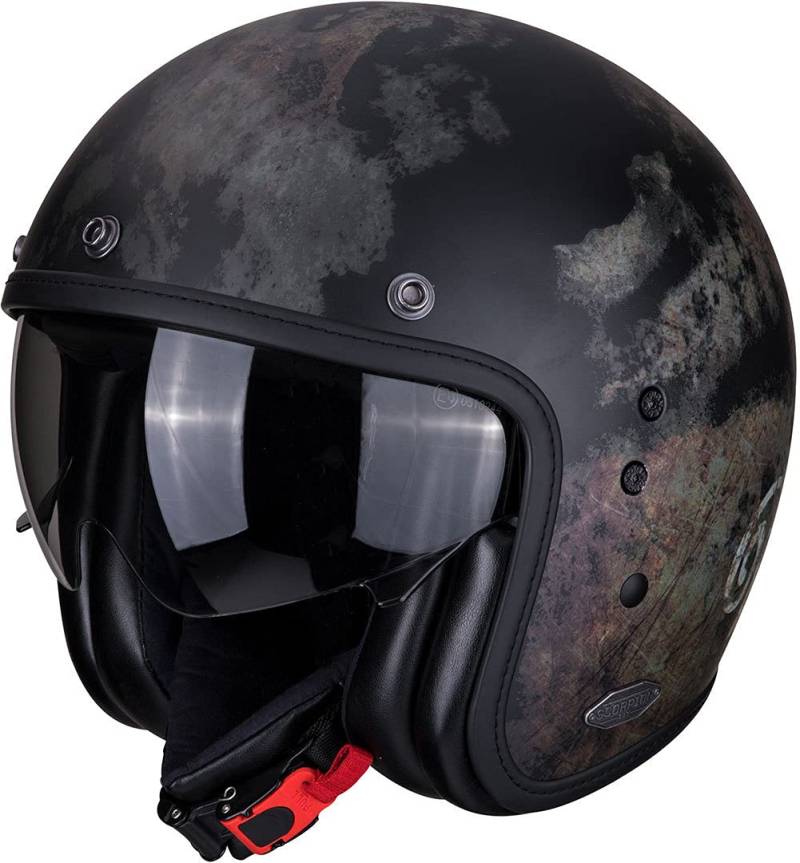 Scorpion Motorradhelm BELFAST Tempus black, Schwarz, S von Scorpion