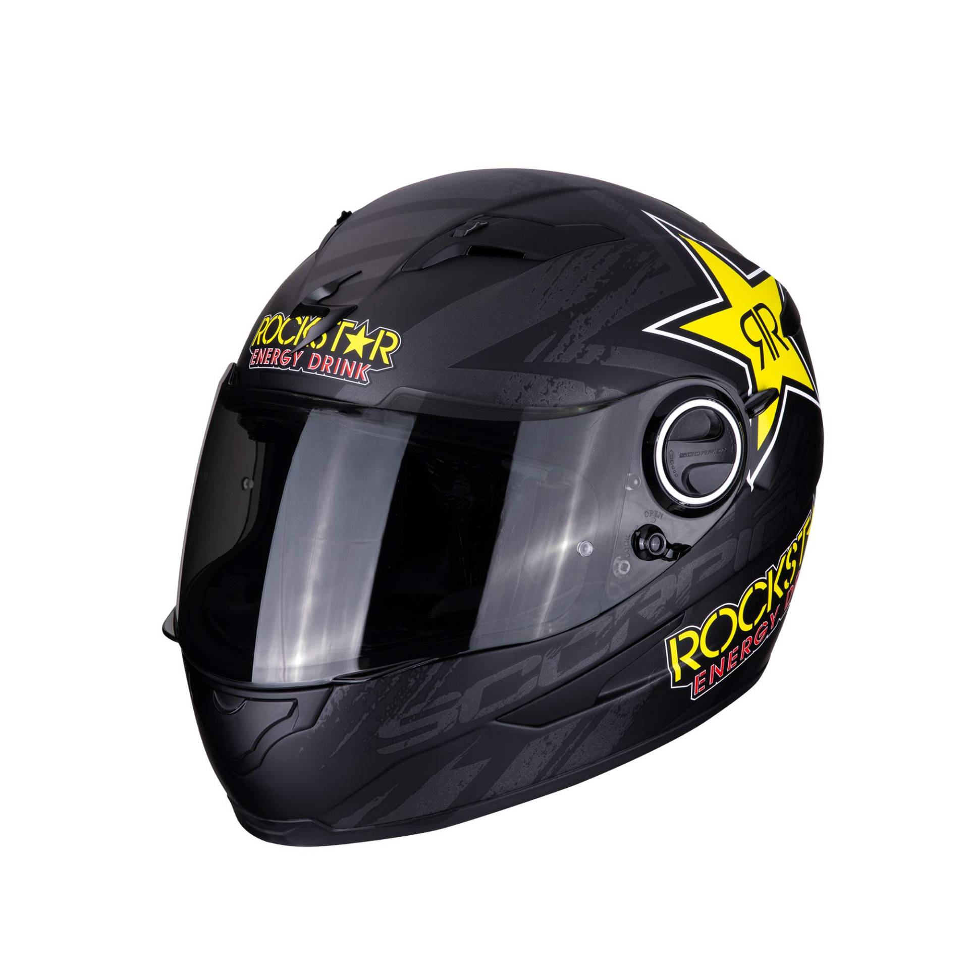 Scorpion Unisex – Erwachsene NC Motorrad Helm, Schwarz/Gelb, L von ScorpionEXO