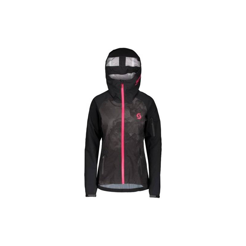 Scott Jacke Damen Trail Storm WP - black/virtual pink Größe: S von Scott Sports