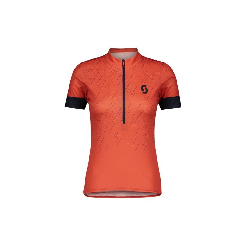 Scott Shirt Damen Endurance 20 s/sl - flame red/midnight blue/EU S von Scott Sports