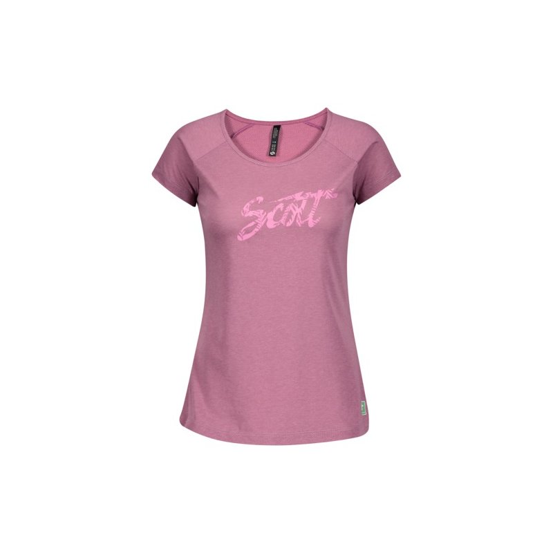 Scott Shirt Damen Trail Flow DRI s/sl - cassis pink/EU XL von Scott Sports