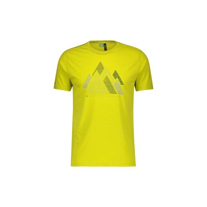 Scott Shirt M's Defined DRI Graphic S-SL - sulphur yellow von Scott Sports