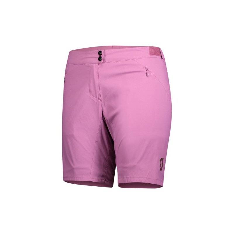 Scott Shorts Damen Endurance ls/fit w/pad - cassis pink Größe: M von Scott Sports