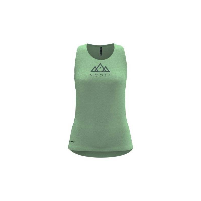 Scott Top Damen 10 Casual slub w/o sl - mint green/L von Scott Sports