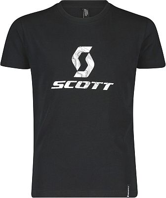 Scott 10, T-Shirt Kinder - Schwarz/Weiß - XL (164) von Scott