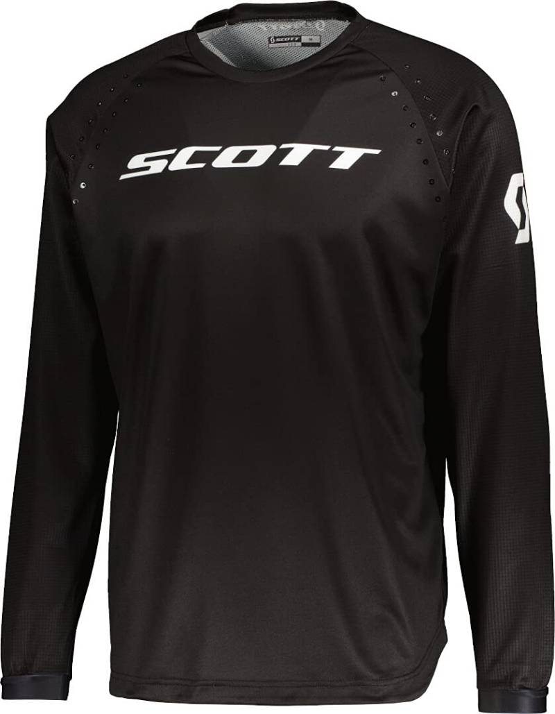 Scott 350 Swap Evo MX Motocross Jersey/DH Fahrrad Trikot lang schwarz 2023: Größe: XXL (54/56) von Scott