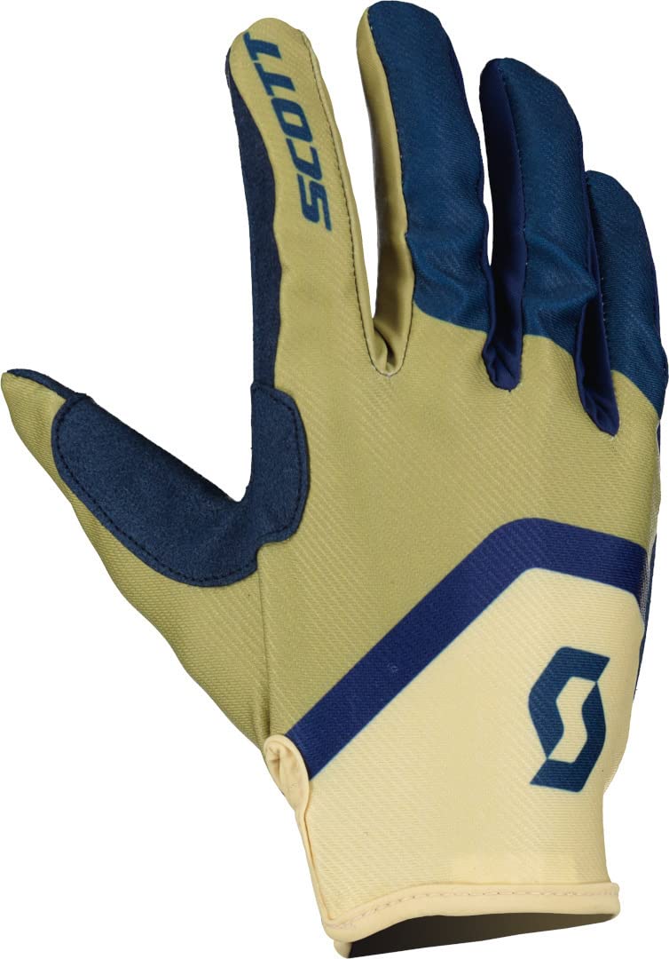 Scott 350 Track Evo Motocross Handschuhe, beige/blau, 2XL von Scott