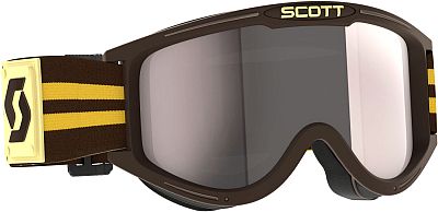 Scott 89X Era, Crossbrille - Dunkelbraun/Gelb Silber-Verspiegelt - Einheitsgröße von Scott