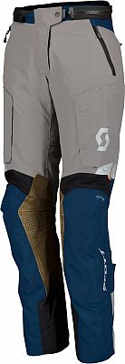 Scott Dualraid Dryo, Textilhose wasserdicht Damen - Dunkelblau/Grau/Braun - 48 von Scott