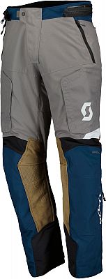 Scott Dualraid Dryo, Textilhose wasserdicht - Dunkelblau/Grau/Braun - L von Scott