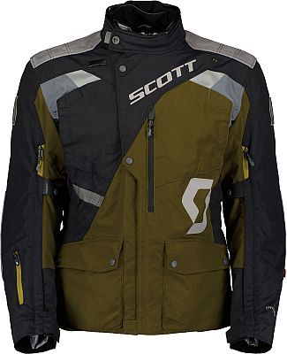 Scott Dualraid Dryo, Textiljacke wasserdicht - Braun/Schwarz - S von Scott