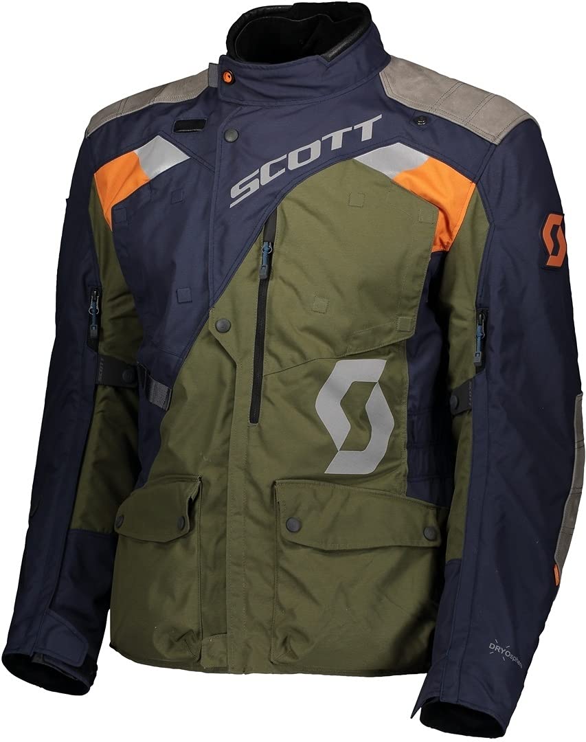 Scott Dualraid Dryo D-Size Motorrad Jacke blau/grün 2022: Größe: L (50/52) von Scott