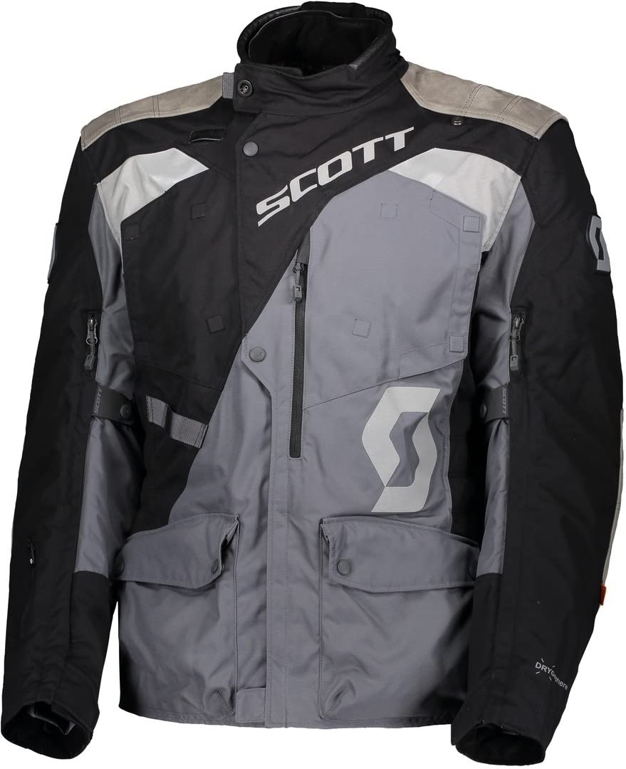 Scott Dualraid Dryo D-Size Motorrad Jacke schwarz/grau 2022: Größe: L (50/52) von Scott