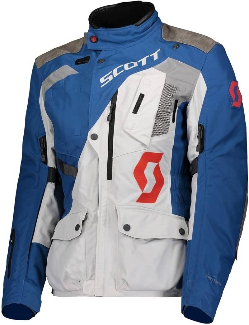 Scott Dualraid Dryo Damen Motorrad Jacke grau/blau 2022: Größe: XXXXL (48/50) von Scott