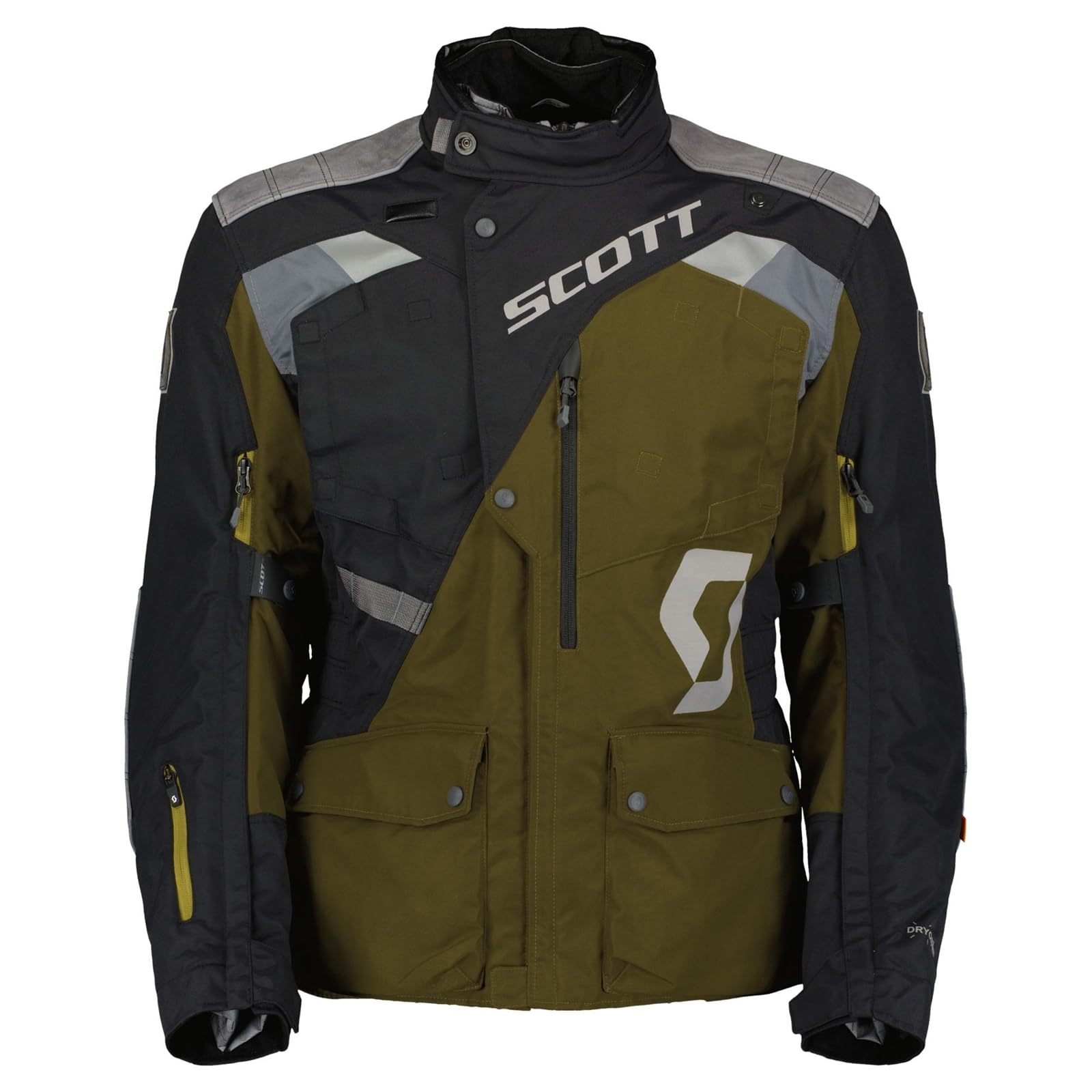 Scott Dualraid Dryo Motorrad Jacke grün/schwarz 2025: Größe: S (46/48) von Scott