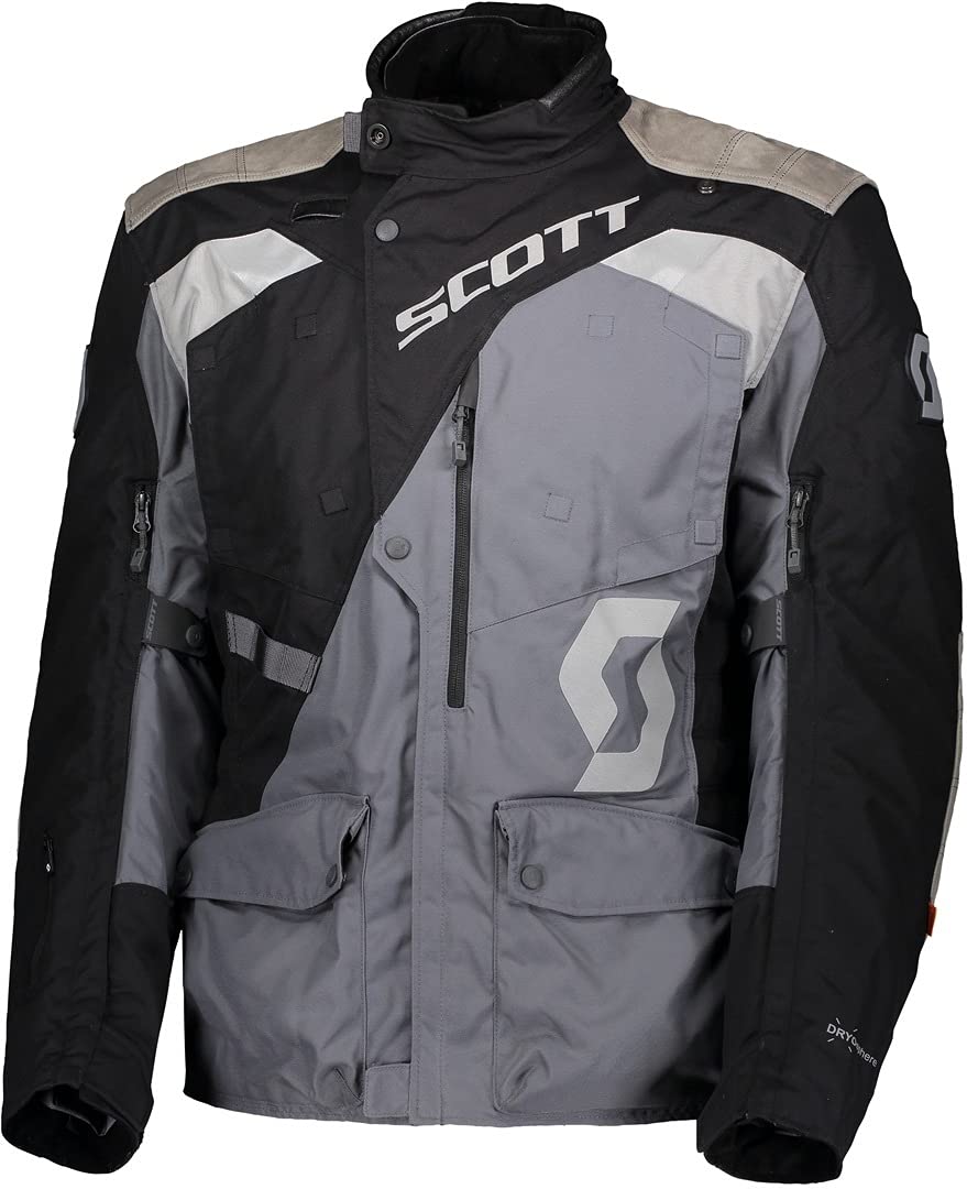 Scott Dualraid Dryo Motorrad Jacke schwarz/grau 2022: Größe: XXXL (58/60) von Scott