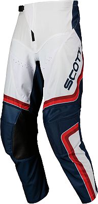 Scott Evo Dirt S24, Textilhose - Weiß/Dunkelblau/Rot - 28 von Scott