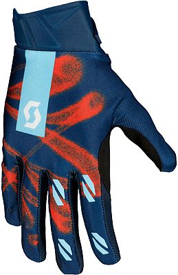 Scott Evo Dirt S25, Handschuhe - Blau/Rot/Hellblau - M von Scott