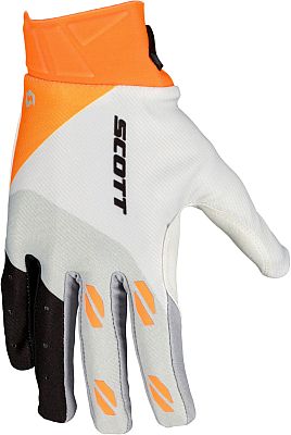 Scott Evo Race S25, Handschuhe - Weiß/Orange/Schwarz - L von Scott