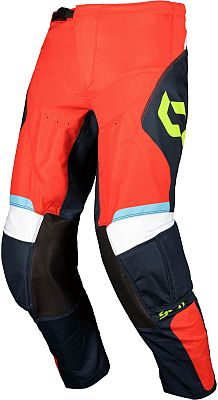 Scott Evo Race S25, Textilhose - Rot/Blau/Weiß/Neon-Gelb - 38 von Scott