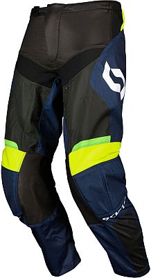 Scott Evo Race S25, Textilhose - Schwarz/Blau/Neon-Gelb/Weiß - 28 von Scott