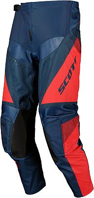 Scott Evo Track S24, Textilhose - Dunkelblau/Neon-Rot - 28 von Scott