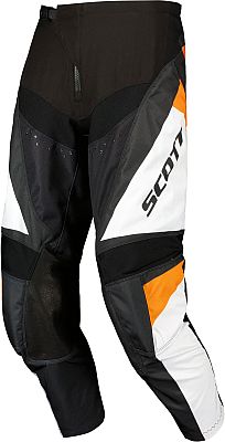 Scott Evo Track S24, Textilhose - Schwarz/Weiß/Orange - 34 von Scott