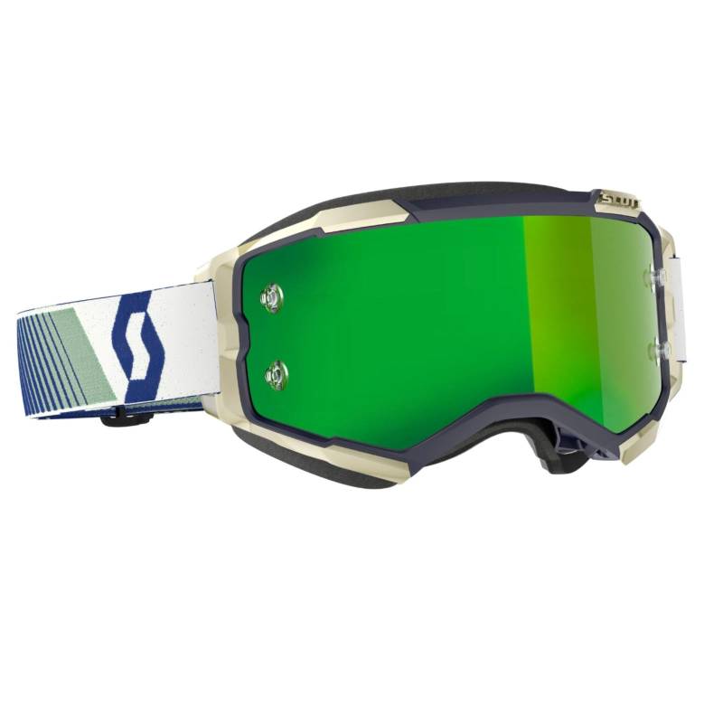 Scott Fury MX Goggle Cross/MTB Brille blau/grün/grün Chrom Works von Scott