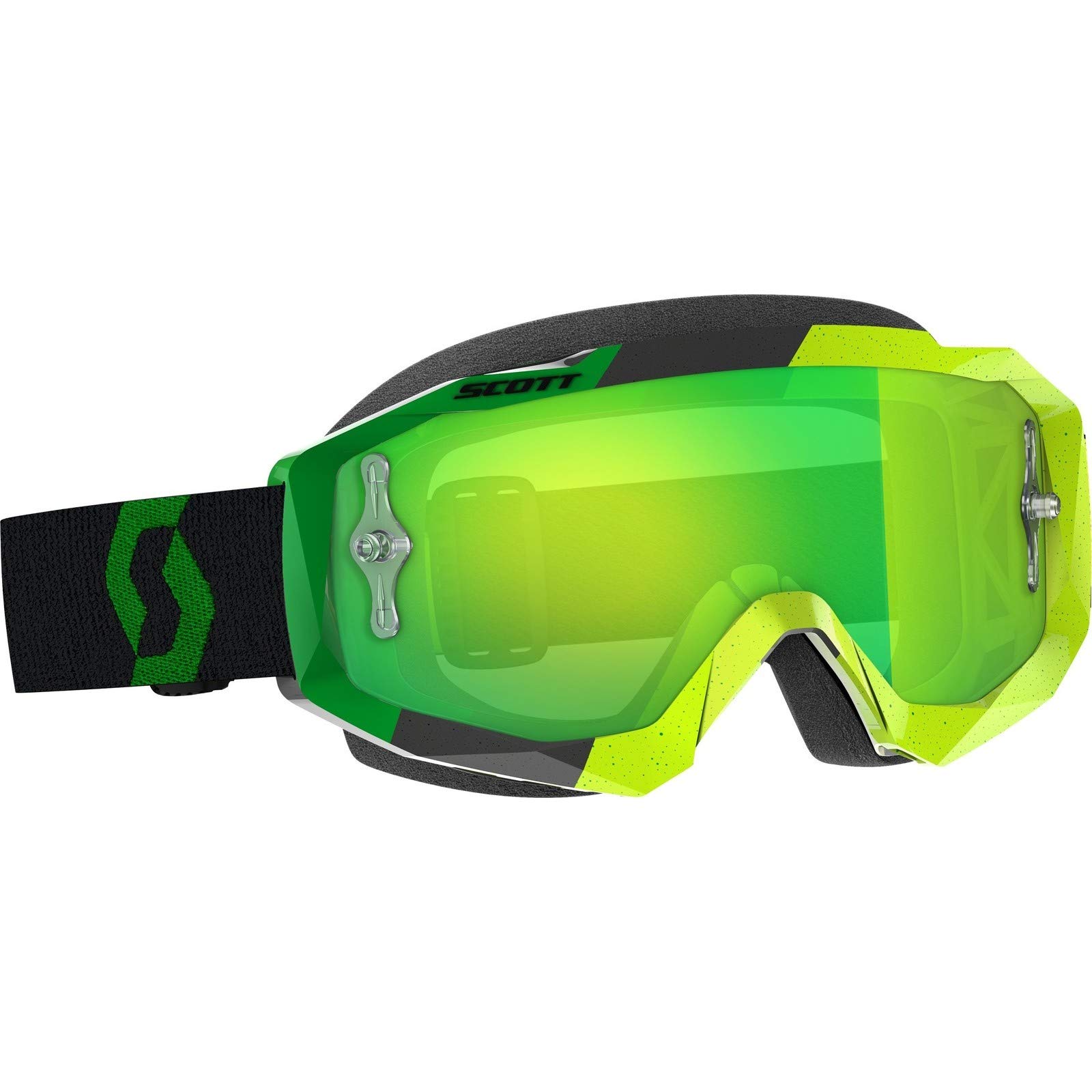 Scott GOGGLE HUSTLE MX YELLOW/GREEN LENTE: GRN CHRO WKS von Scott