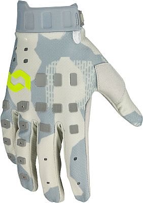 Scott Podium Pro Camo S24, Handschuhe - Hellgrau/Neon-Gelb - L von Scott