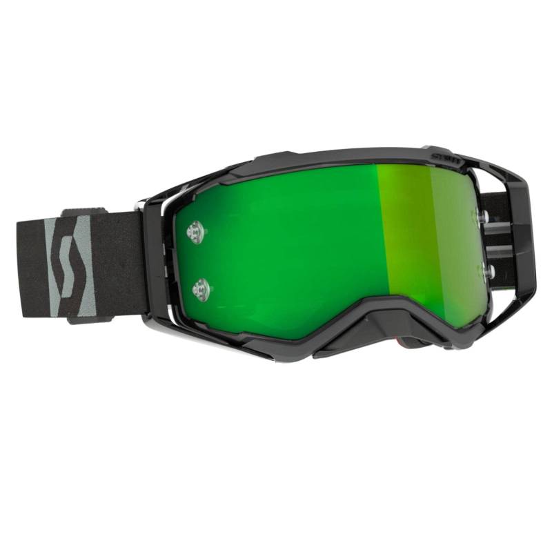 Scott Prospect MX Goggle Cross/MTB Brille schwarz/grau/grün Chrom Works von Scott