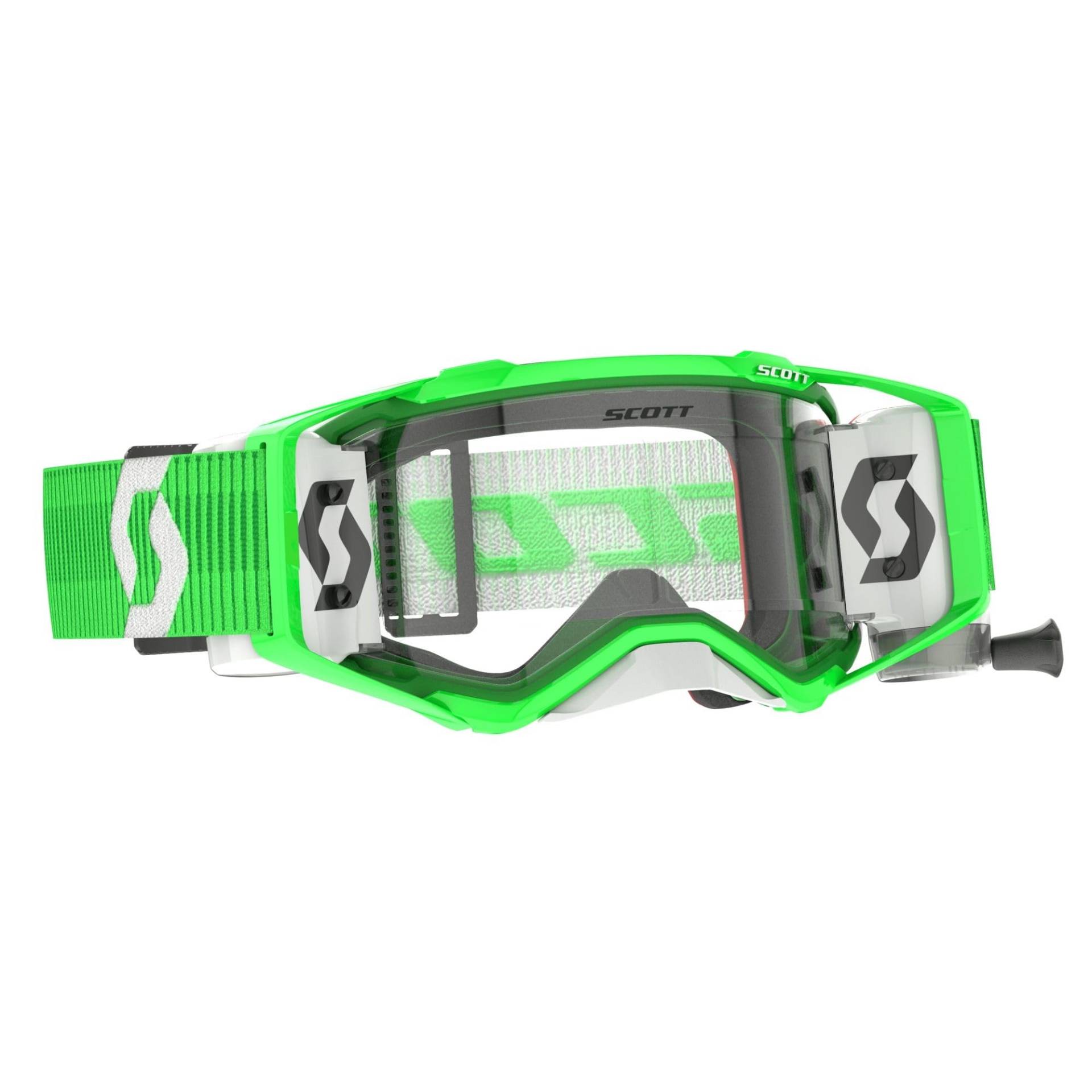 Scott Prospect WFS MX Goggle Cross/MTB Brille grün/weiß/klar Works von Scott