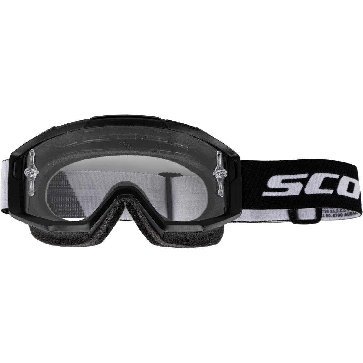 Scott Split OTG MX Goggle Cross/MTB Brille schwarz/klar Works von Scott