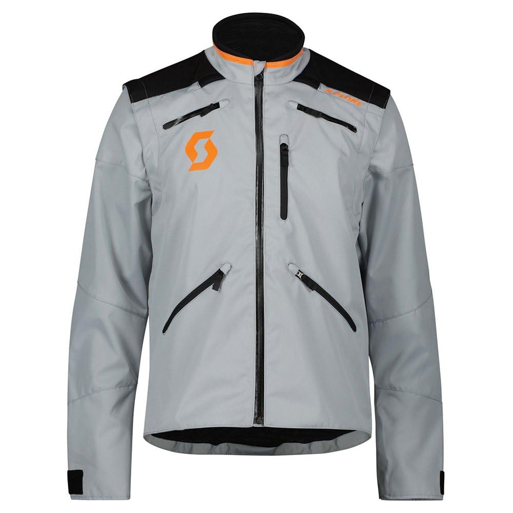 Scott X-Plore Enduro Motorrad Jacke grau/orange 2025: Größe: XL (54/56) von Scott